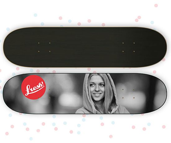 Fresh Skateboards создал скейт с изображением Алены Алехиной! Fresh Skateboards создал скейт с изображением Алены Алехиной!