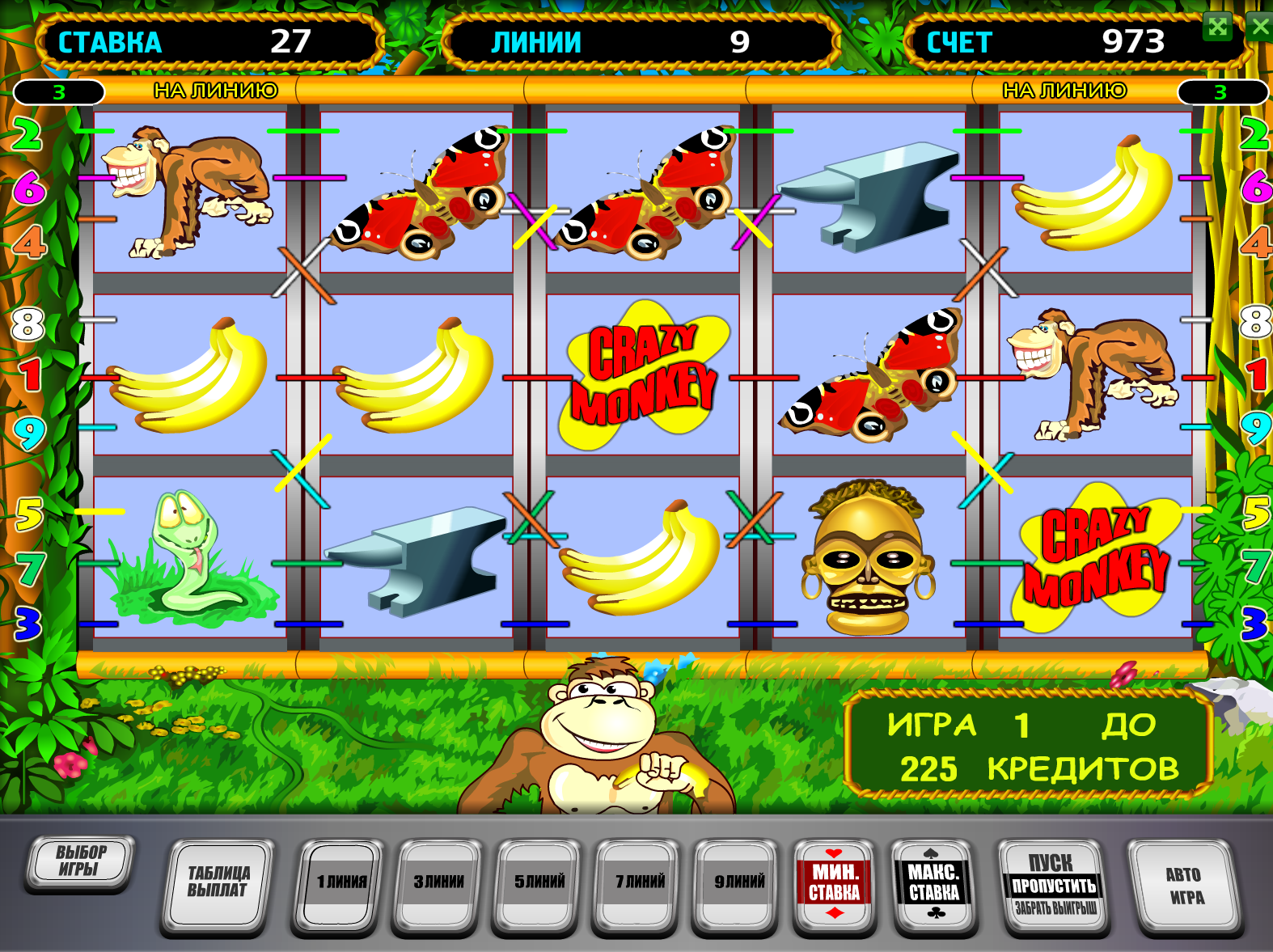 crazy monkey игровые автоматы