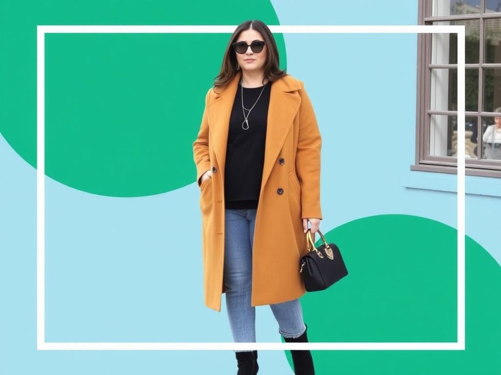 Plus-size outerwear: how to look stylishфото