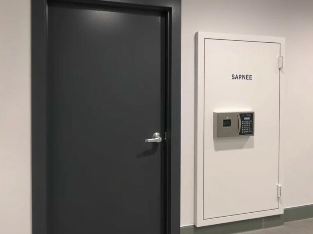 Protection from doors to safesфото