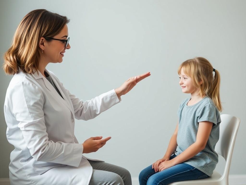 ABA therapist for correcting the behavior of children with autismфото