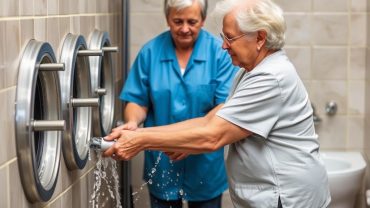 Мытьё пожилых людей: деликатная помощь, которая возвращает комфорт